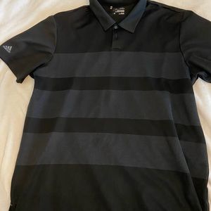 Adidas black golf polo - size large